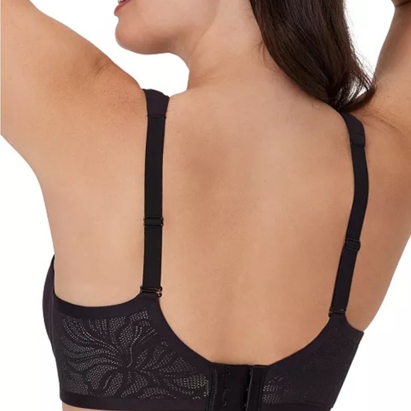 Bali's Coolest Smoothing Underwire T-Shirt Bra Black and Almond size 40D - Picture 3 of 16